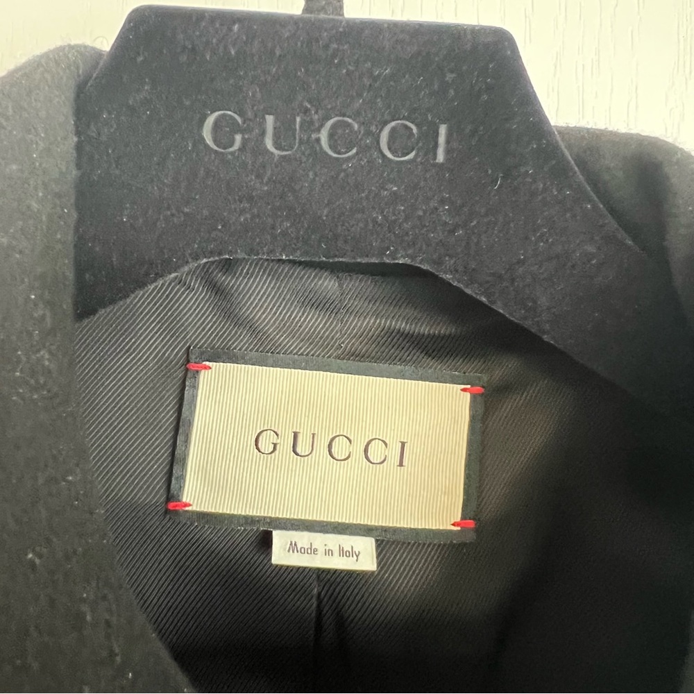 Gucci GG Button Wool Coat - Picture 5 of 15